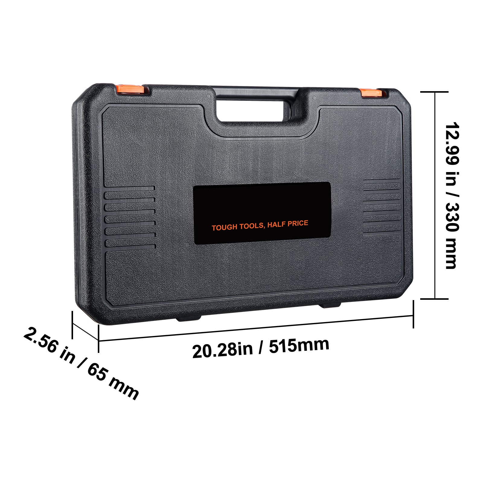 VEVOR  Drive Deep Impact Socket Set, 34pcs Socket Set Metric 8-36mm 6 Point Cr-MO Alloy Steel For Auto Repair, Rugged Construction, Includes Heavy Duty Storage Case view 7