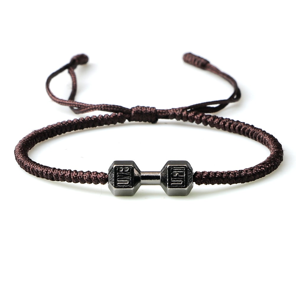 Originality Woven Dumbbell Alloy Bracelet view 5