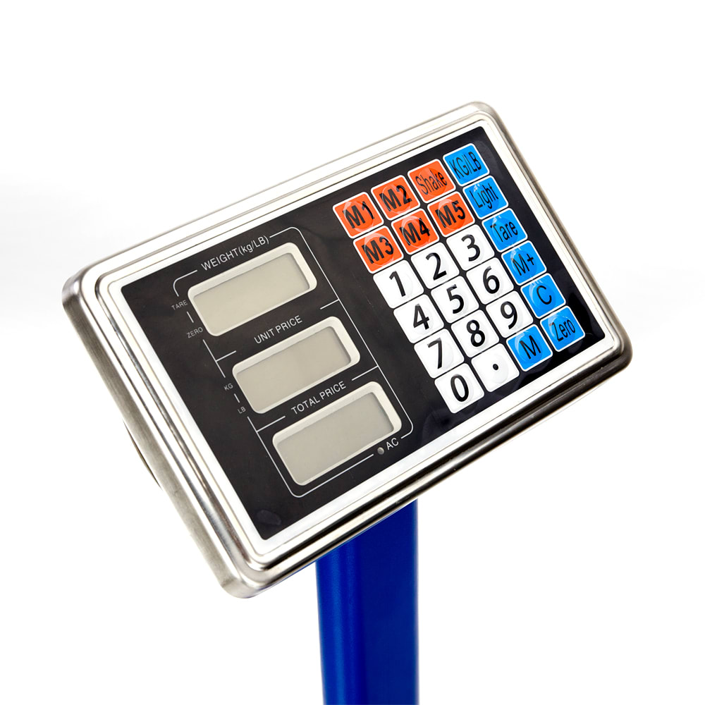 300kg Bench Scale US Standard LCD Display Kg view 12