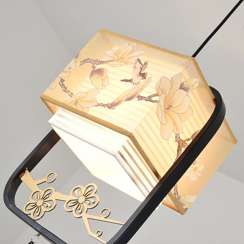 New Chinese Flower-and-bird Chandelier With Single Head view 4