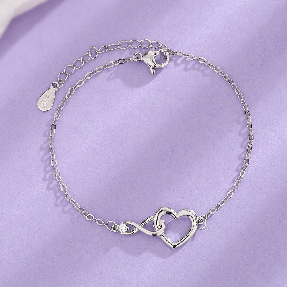 Heart-shape Bracelet Fashion Jewelry Versatile Love Bracelet Gift For Girlfriend Valentine's Day view 9