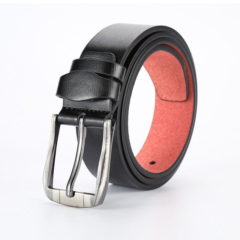 Faux Leather Casual Men's Belt Pin Buckle view 7
