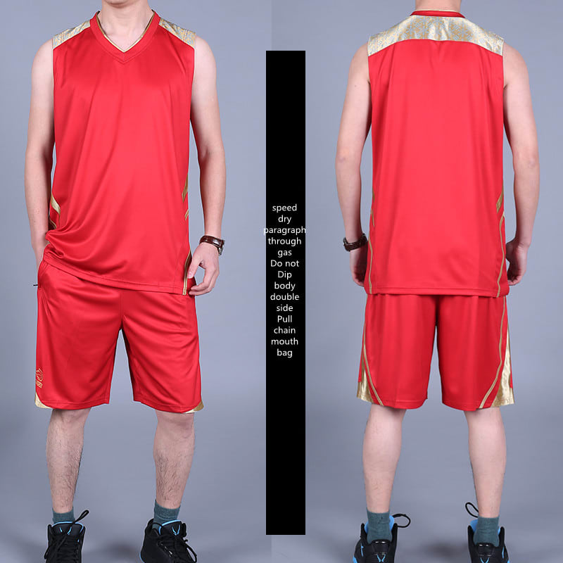 Basketball Sports Suit Men's Summer Casual Wear Sleeveless Thin Vest Running Suit Shorts Sportswear view 16