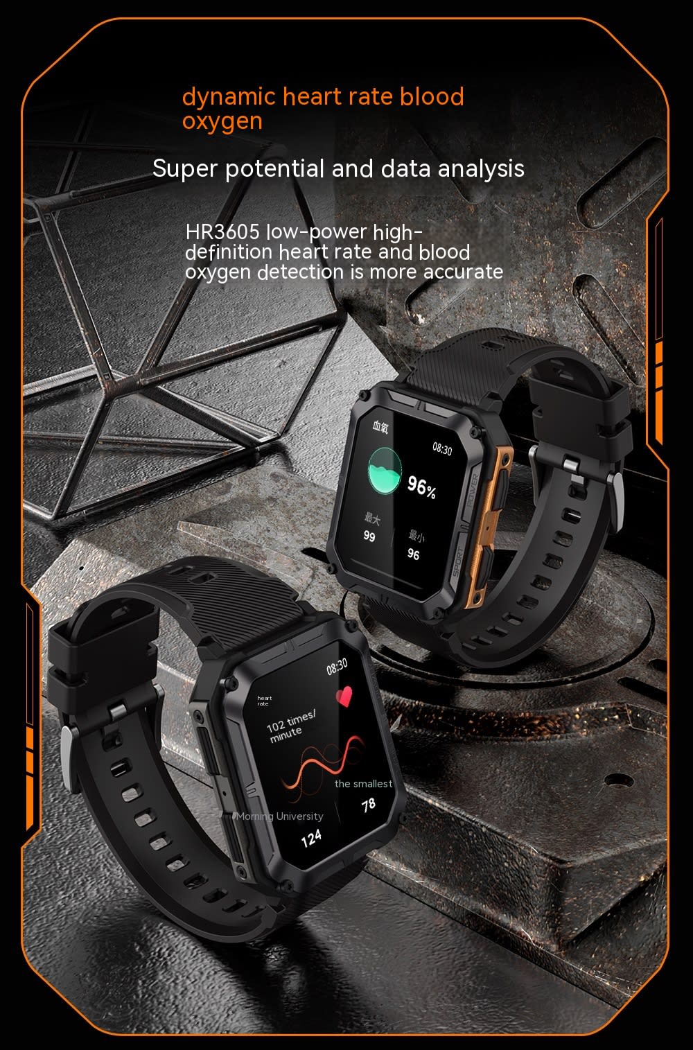 Intelligent Bluetooth Call Three Prevention Outdoor Waterproof Watch view 6