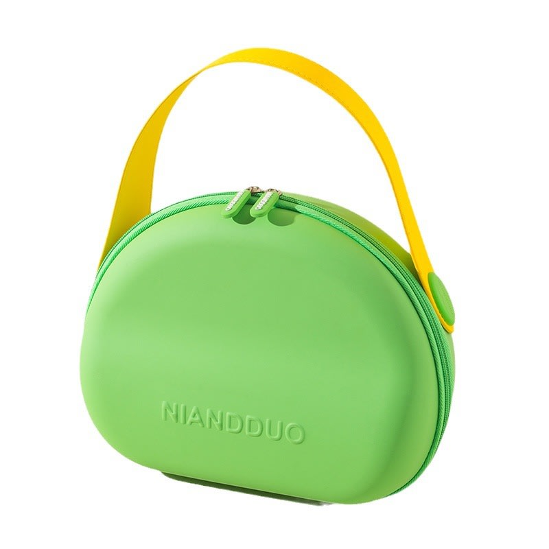 Dopamine-color Shell-shape Cosmetic Bag Multi-purpose Handbags For Women Cosmetics Portable Outing Anti-fall And Dirt-resistant Storage Bags view 2