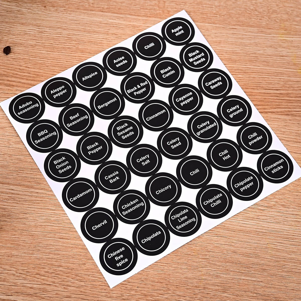 12 Pcs Round Spice Jars With Bamboo Lids And Stickers, Glass Storage Jars, Candy Jars, Coffee Jars, Salt Jars, Pepper Jars, Tea Jars view 15