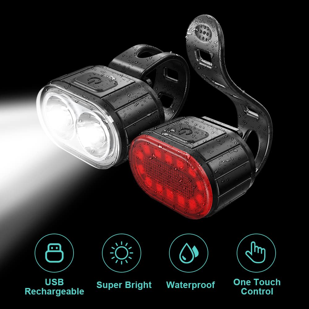 Strong Light Flashlight Bicycle Light Riding Equipment view 6