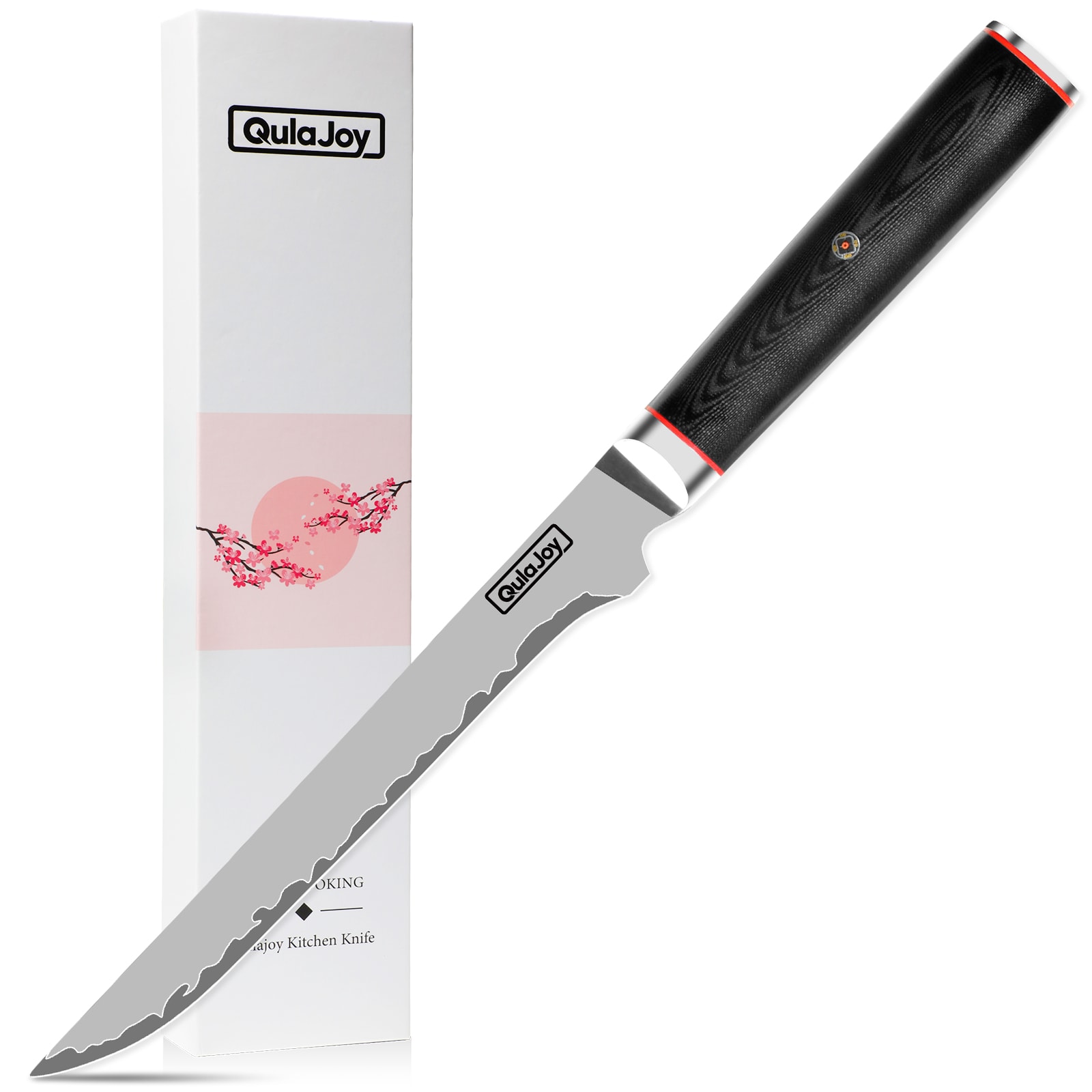 Qulajoy VG10 Chef Knife, Japanese 10Cr15MoV Steel Chefs Knives, Slicing Knife For Meat Vegetable view 7