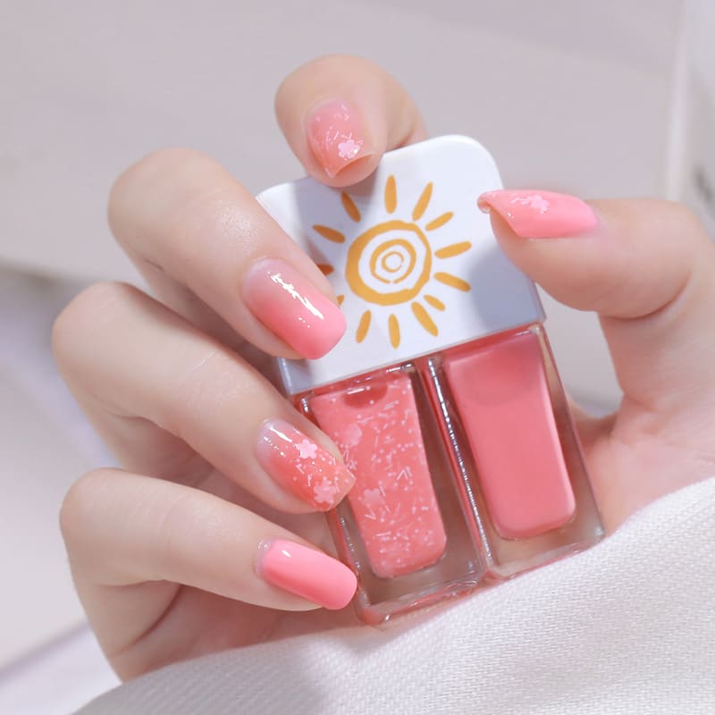 Two-tone Nail Polish New Autumn And Winter Free Baking Explosion Type Water-based Twin Set view 13