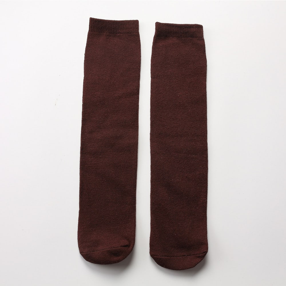 Straight Heelless Children's Pile Of Socks Solid Color view 6