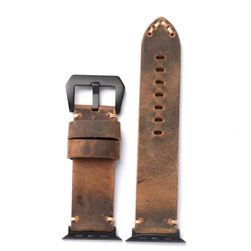 Handmade Thickened Cowhide Strap With Rough Headband view 4