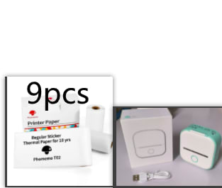 Portable Mini Thermal Label Printer Home Photo Printer Student Wrong Question Printer Bluetooth-compatible Mini Label Printer Price Tag view 11