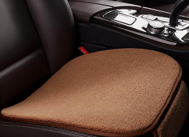 Car Seat Cushion Fleece Plush Winter Seat Cushion Without Backrest Single Piece view 5