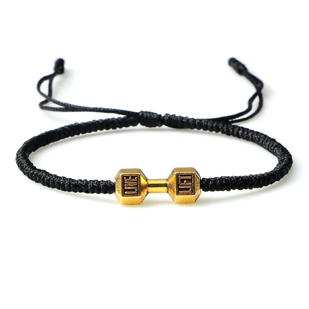 Originality Woven Dumbbell Alloy Bracelet view 2