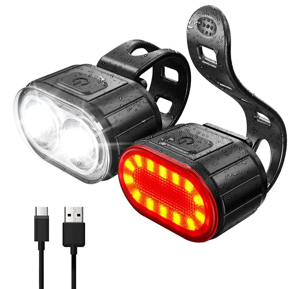 Strong Light Flashlight Bicycle Light Riding Equipment view 2