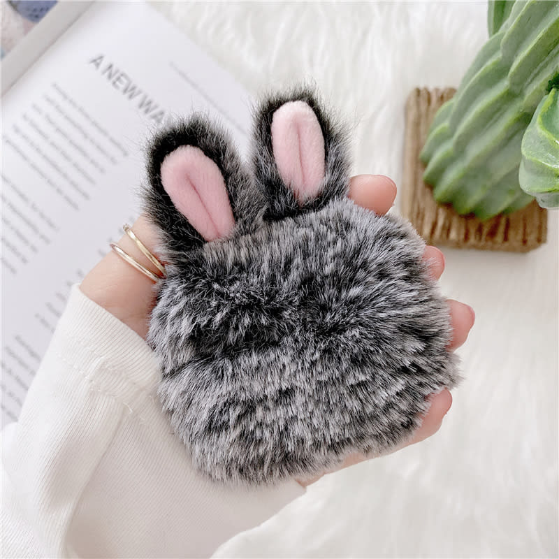 Plush Rabbit Cute Simple Creative Anti-fall Earphone Shell view 11