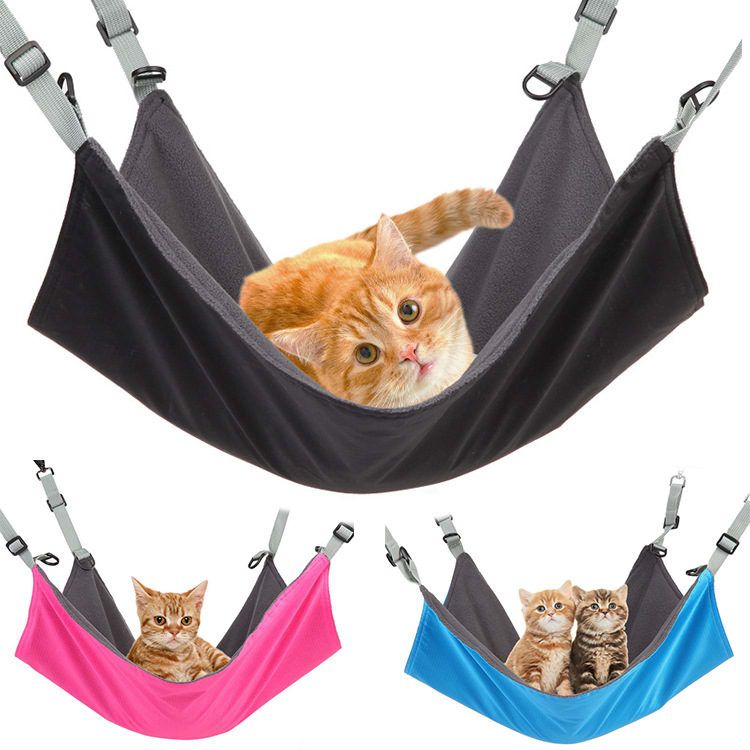 Small Cat And Dog Hanging Hammocks Can Be Used The Four Seasons With Plush And Waterproof Nylon Layer For Hanging Pet Supplies Pet Products view 4
