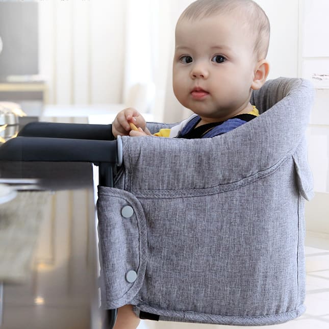 Portable Kids Baby High Chair Dining High Dinning Cover Seat Safety Belt Feeding Baby Care Accessory view 5