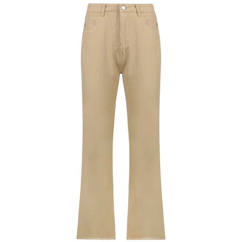 Spice Girl Style High Waist Slim Jeans Bell Bottoms view 19