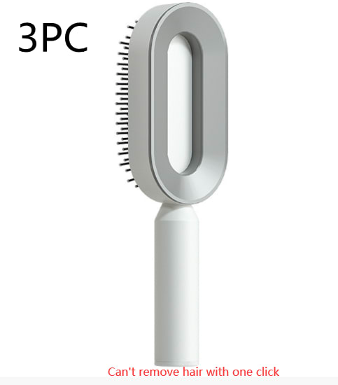 Self Cleaning Hair Brush For Women One-key Cleaning Hair Loss Airbag Massage Scalp Comb Anti-Static Hairbrush view 9