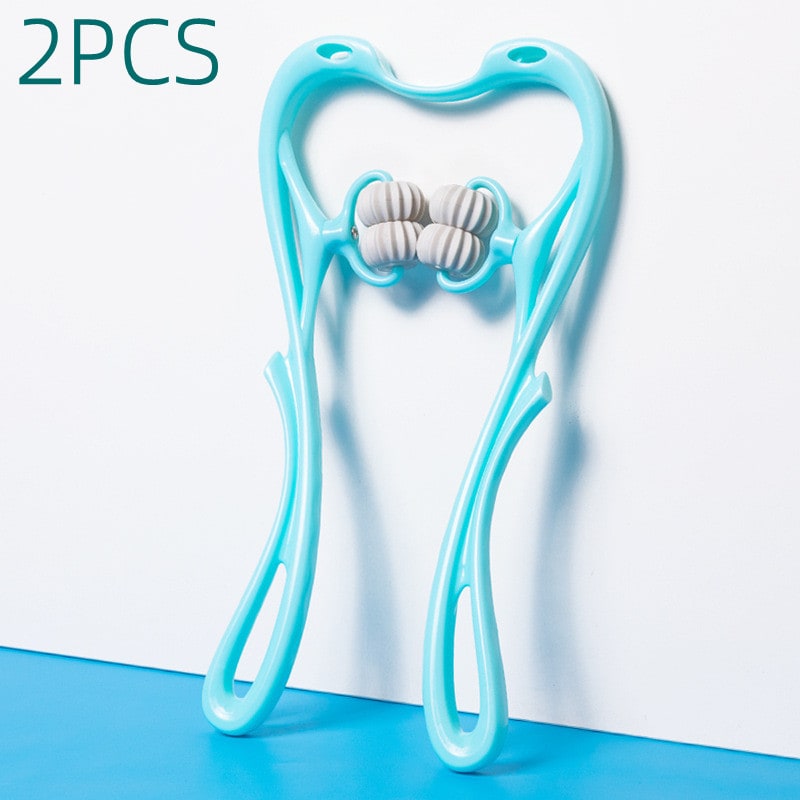 Multifunctional Manual Six-wheel Neck Massager Massage Relieve Roller Massage Tool view 10