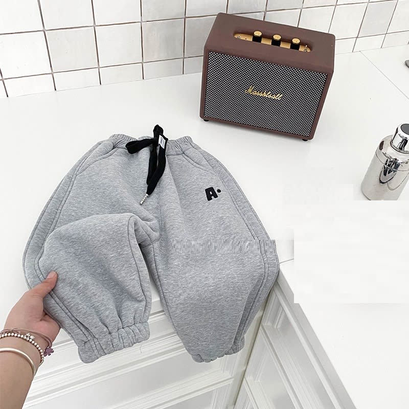 Children's Fashion Plush Sweatpants For Boys And Girls view 4