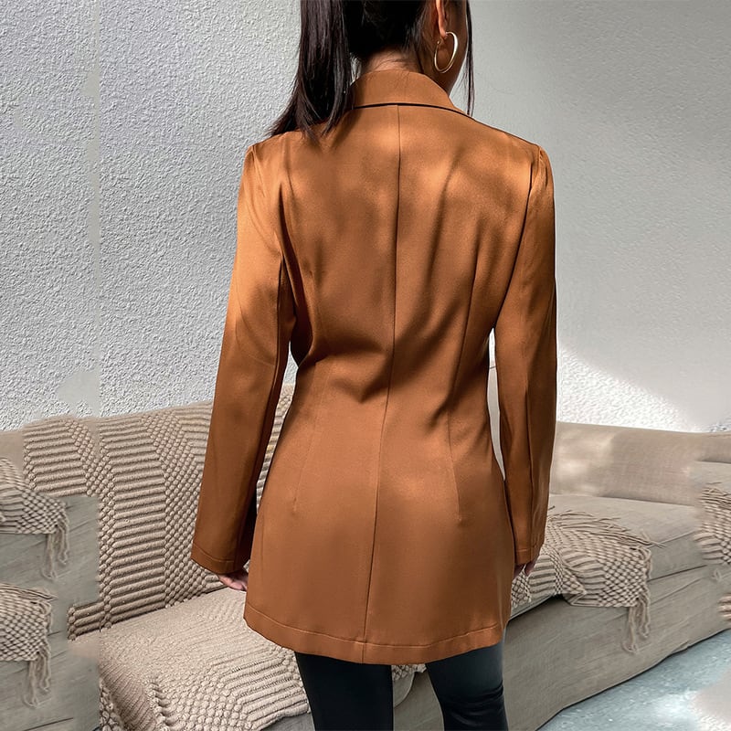 Fashion Lapel Slim Cardigan Temperament Suit Jacket Women's Clothing view 4