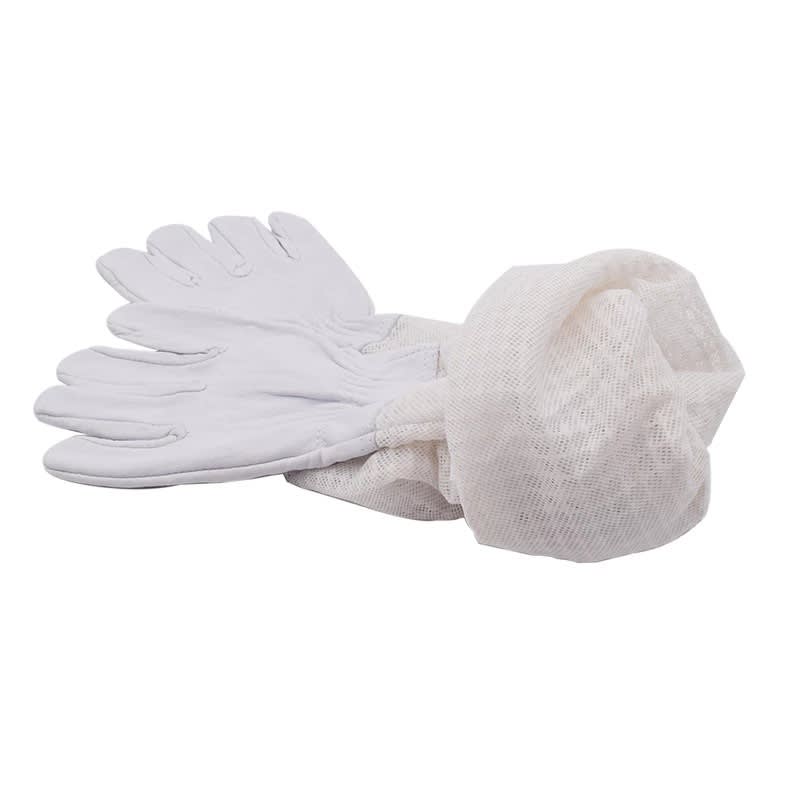 Protection Products Three-layer Breathable Mesh Sheepskin Anti-bee Gloves view 3