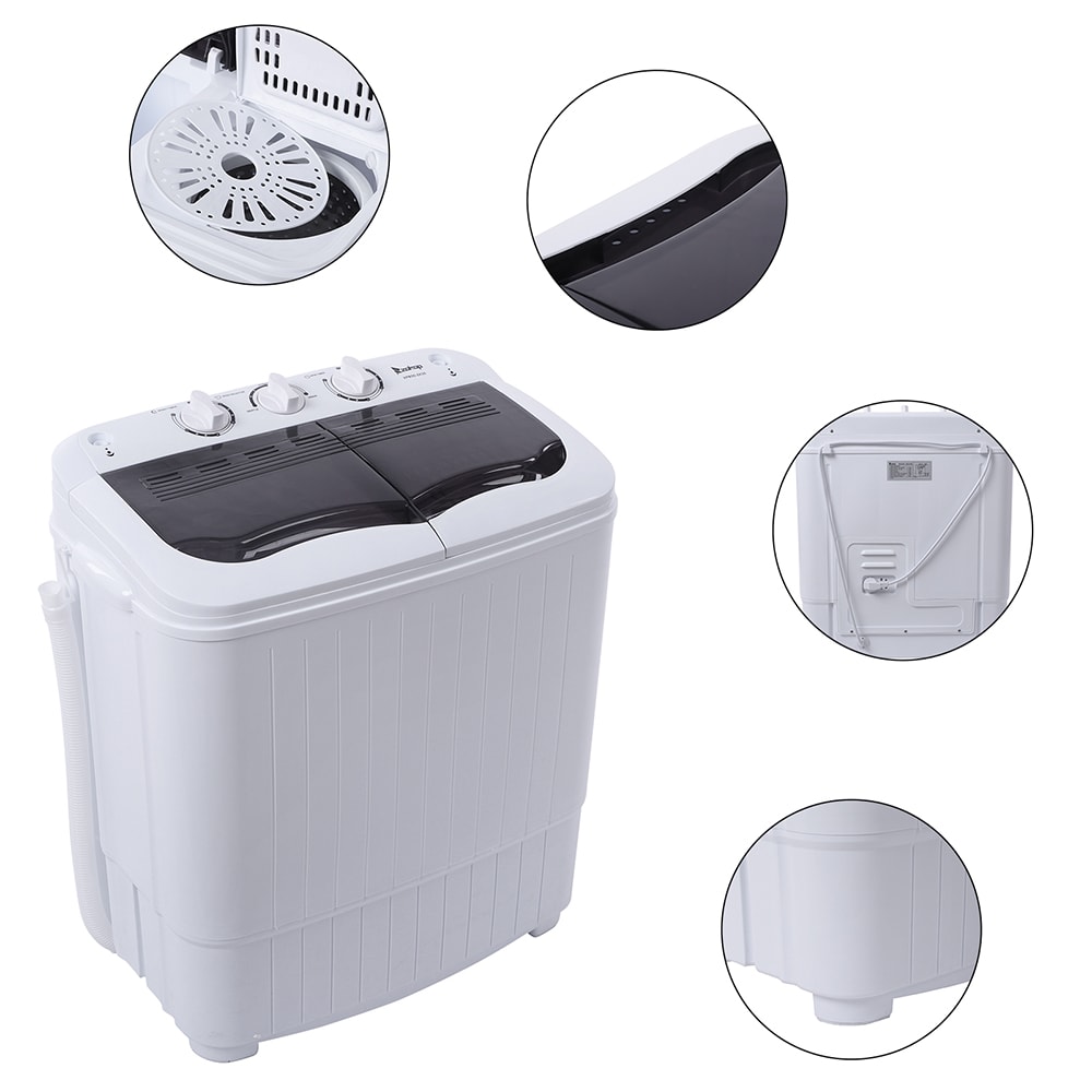 US XPB35-ZK35 14.3 Lb Washing Machine, Double Drum With Drain Pump, Plastic, Semi-Automatic view 23