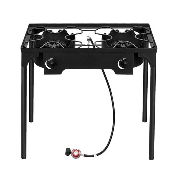 Rectangular Double Eyed Four Legged Gas Burner view 14