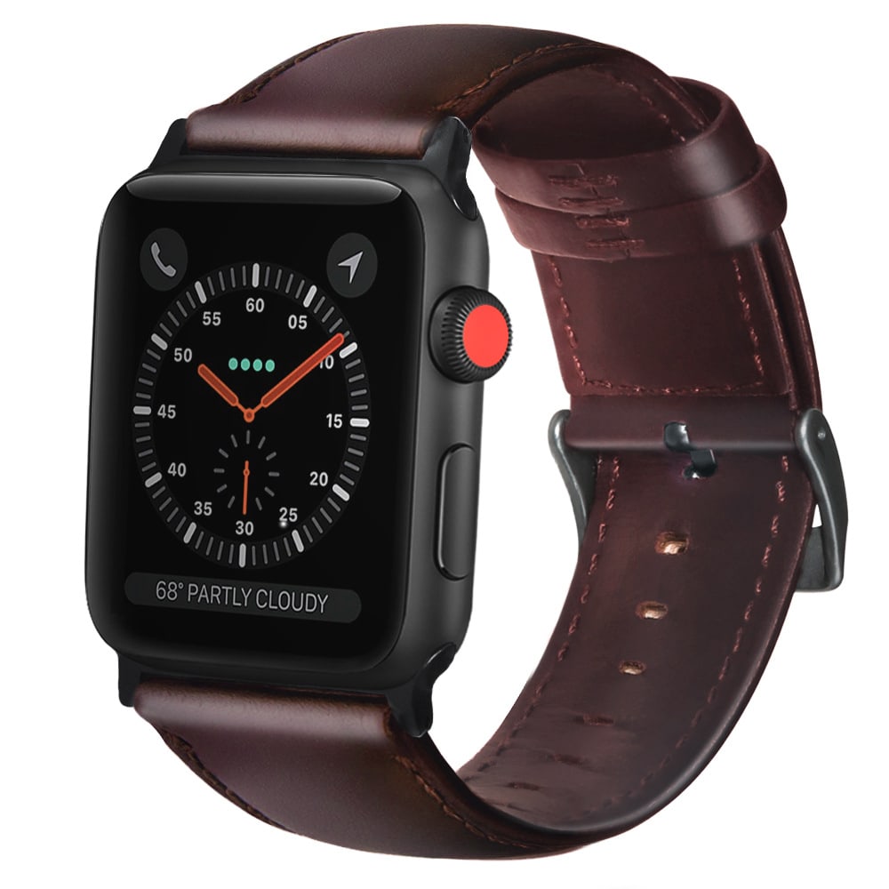 Leisure Business Top Layer Cowhide Leather Strap view 2