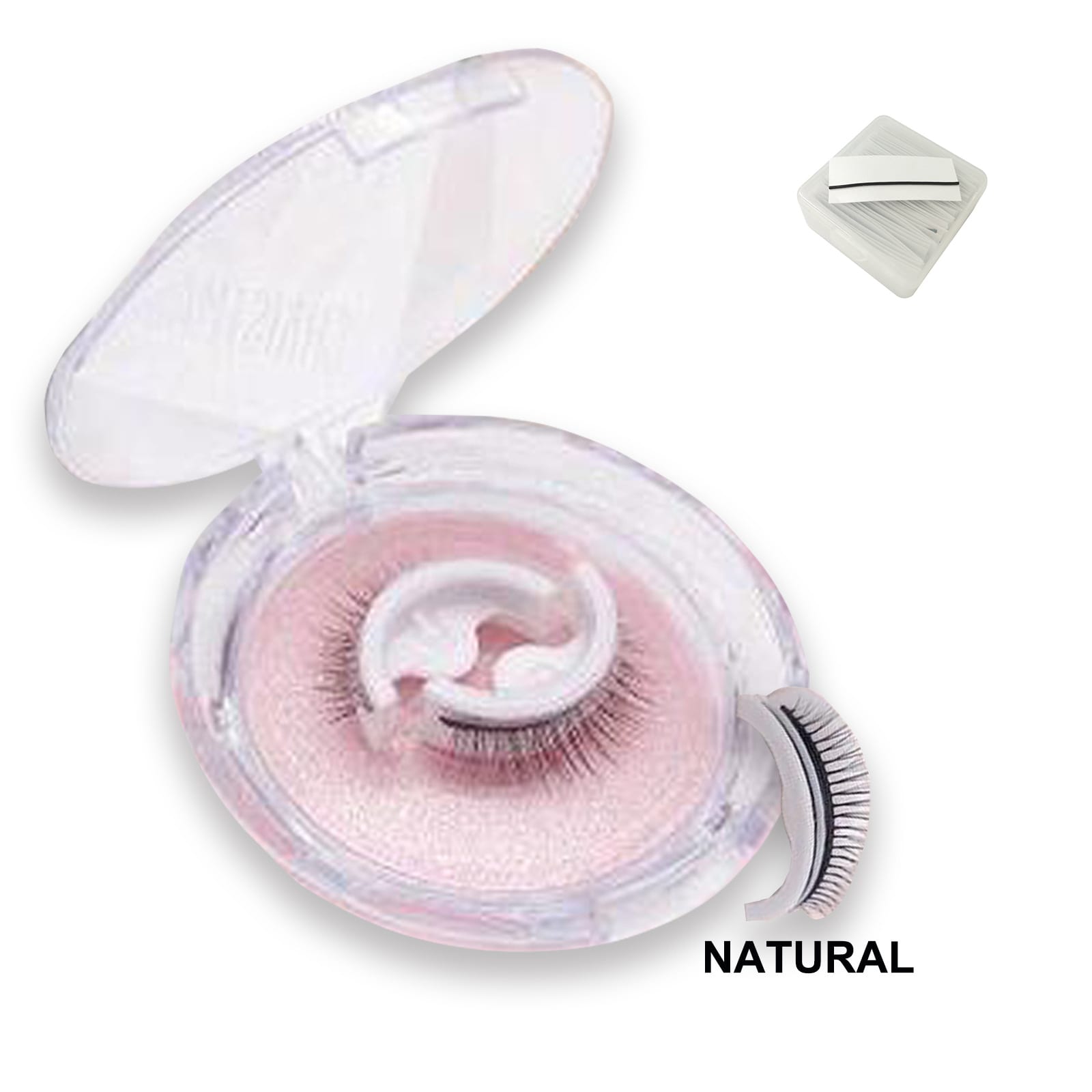 Women's Self Adhesive False Eyelashes Thick Glue Free view 11