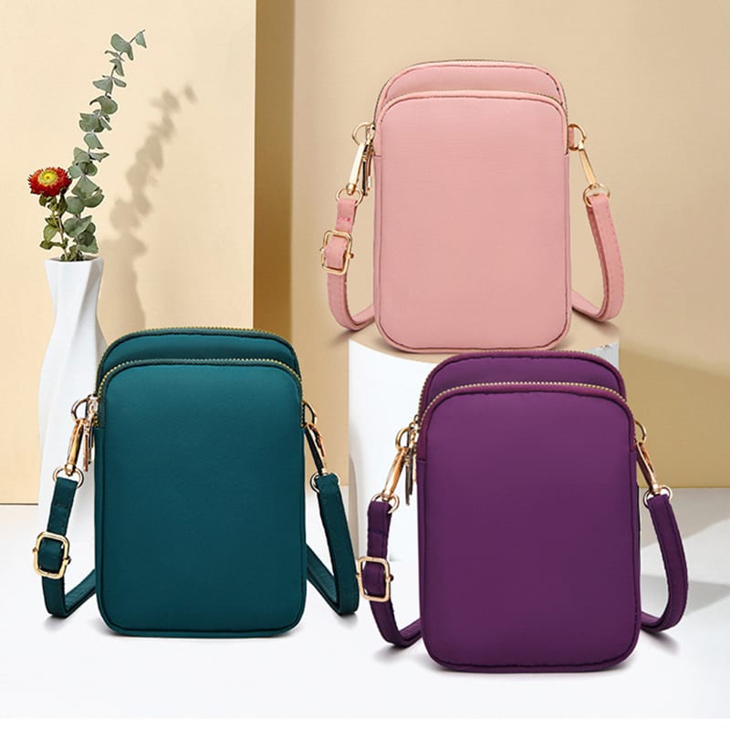 Small Shoulder Bags 3 Layers Of Pockets Mobile Phone Bag Outdoor Daily Crossbody Bag view 18
