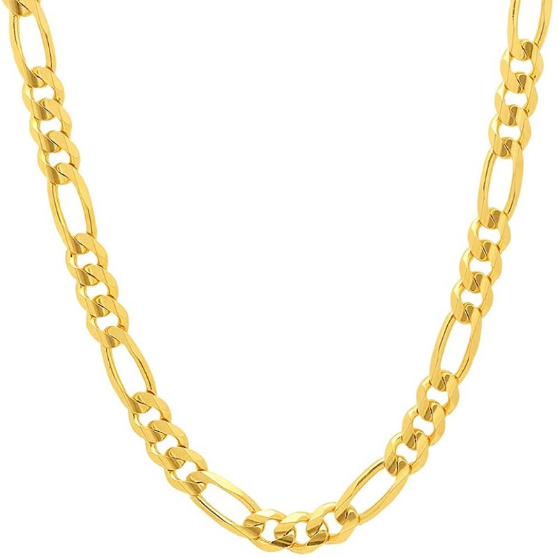 Stainless Steel Titanium Figaro Jewelry Chain view 2