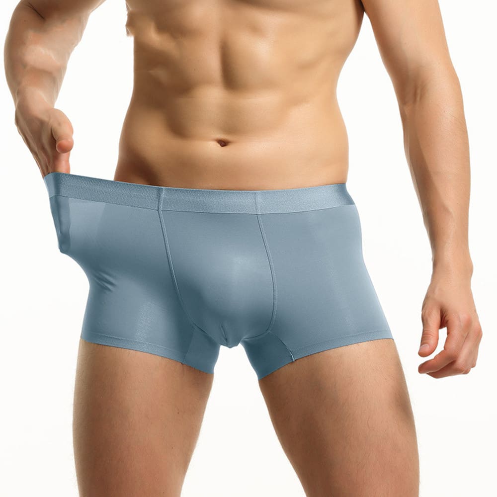 Men's Underwear Men's Ice Silk Non-marking Flat Corner Comfortable And Breathable view 2