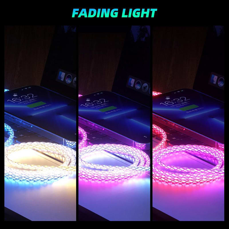 Colorful Streamer Gradual Charging Line view 2