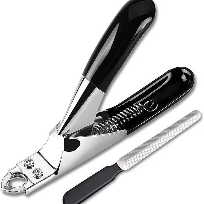 Dog Nail Cutter Type U Word False Tips Professional Nail Clippers Straight Edge Cutters Manicure Pliers Guillotine Nail Capsule view 8