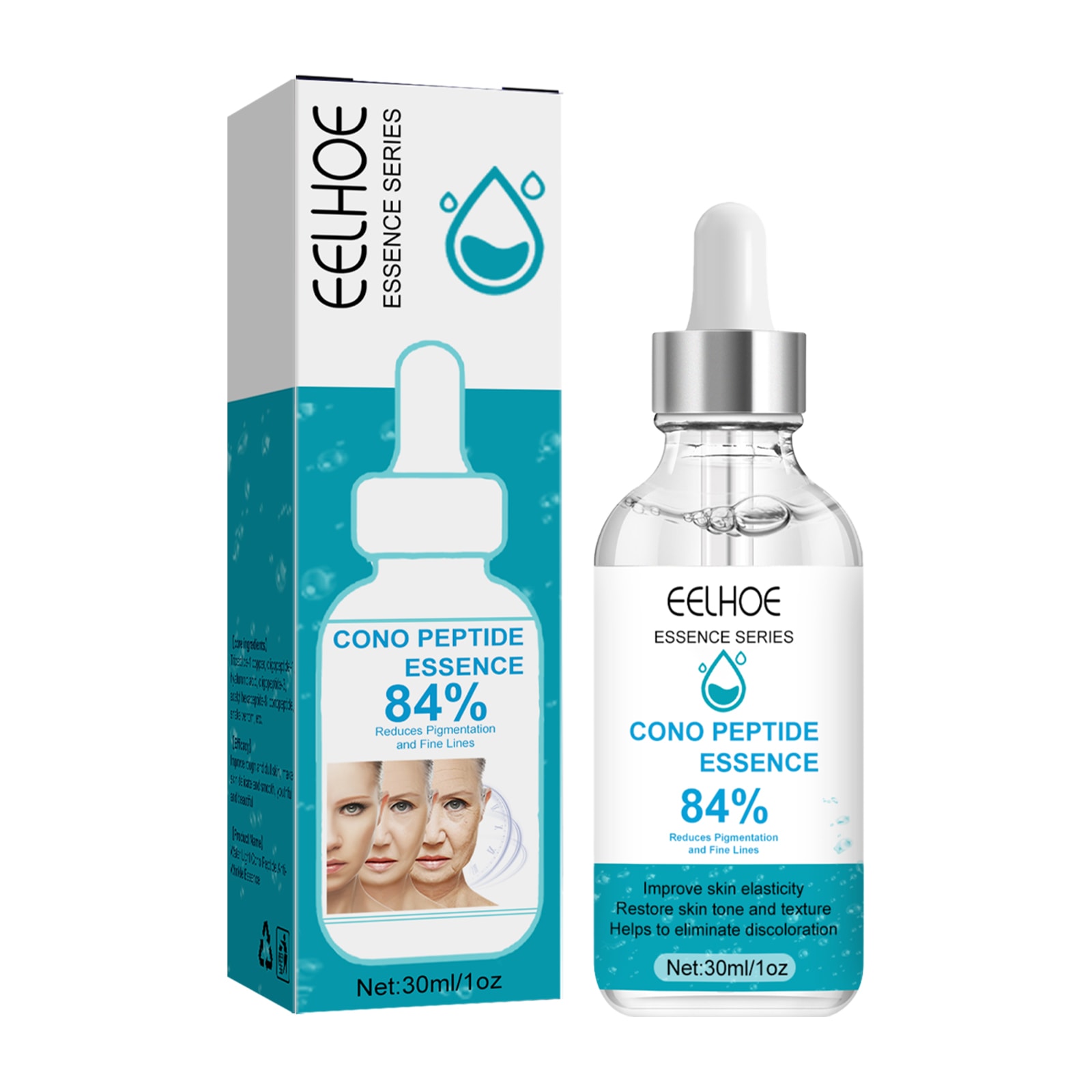 EELHOE Aquatic Dendrobatid Peptide Anti-Wrinkle Serum For Skin Repair, Targeting Fine Lines Around The Eyes And Mouth, And Firming Wrinkles For Enhanced Skincare view 4