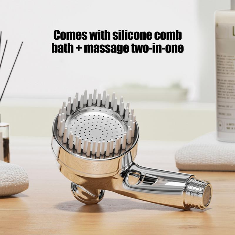 Dog Shower Attachment 2 In 1 Shower Hose Attachment Dog Bathing Soft Silicone Comb Teeth Ergonomic Grip For Dog Bath Accessories view 6