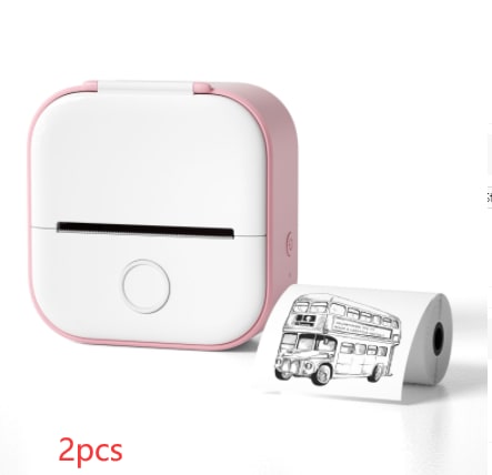 Portable Mini Thermal Label Printer Home Photo Printer Student Wrong Question Printer Bluetooth-compatible Mini Label Printer Price Tag view 90