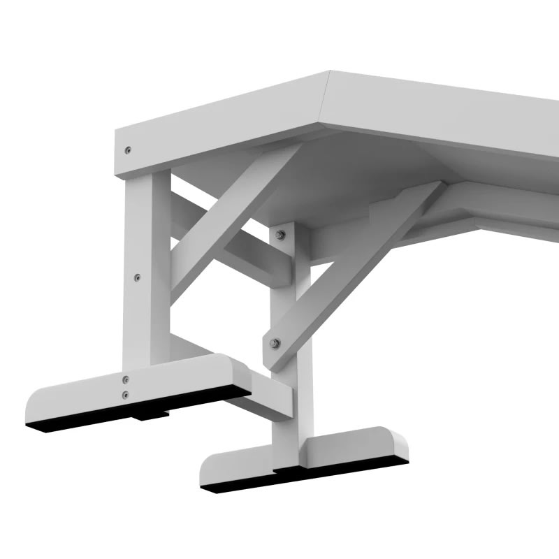 PawHut  Pet Ramp For Dogs & Cats With Non-Slip Carpet, White view 5