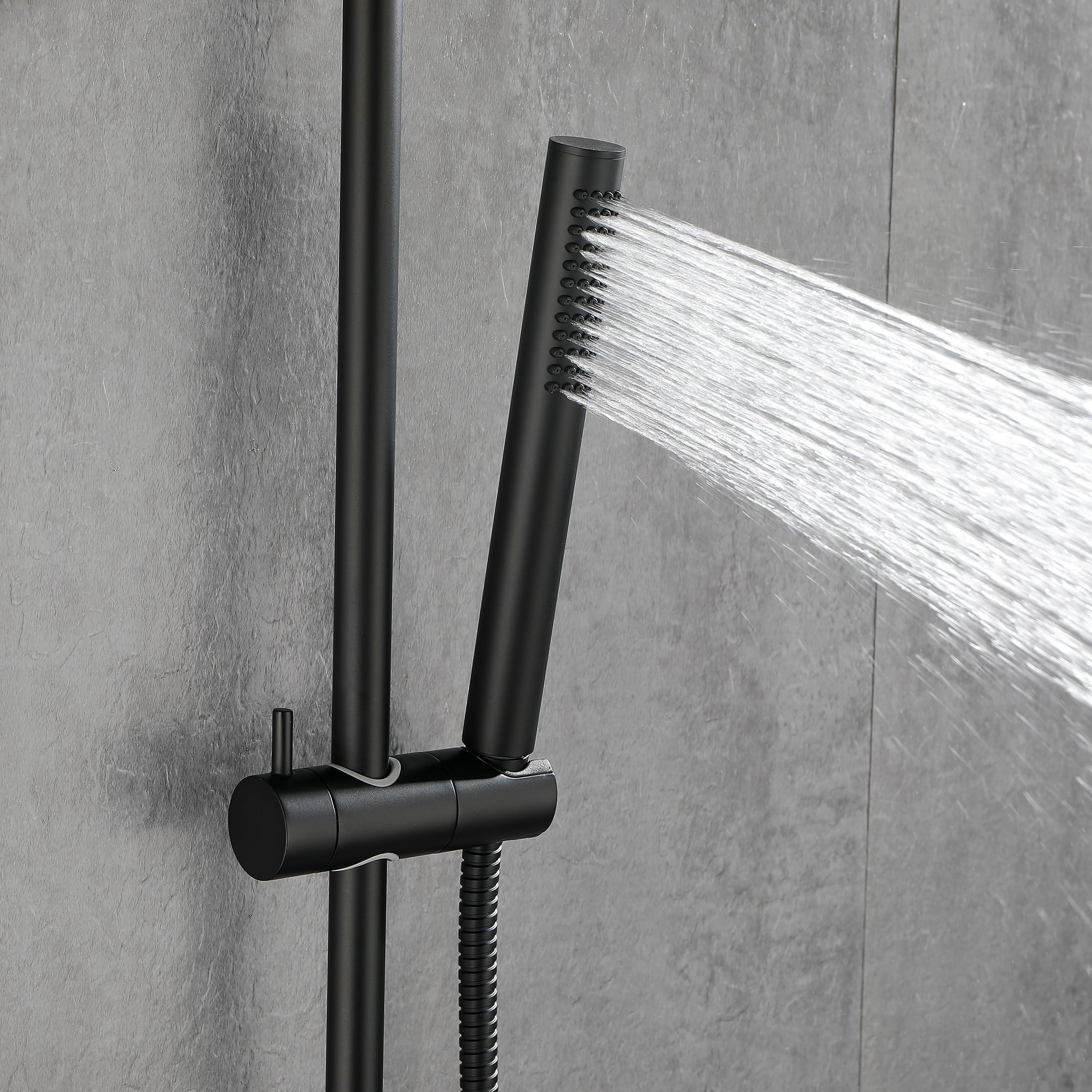 Environmentally Friendly Handheld Showerhead With 28 Inch Slide Bar And 59 Inch Hose view 5
