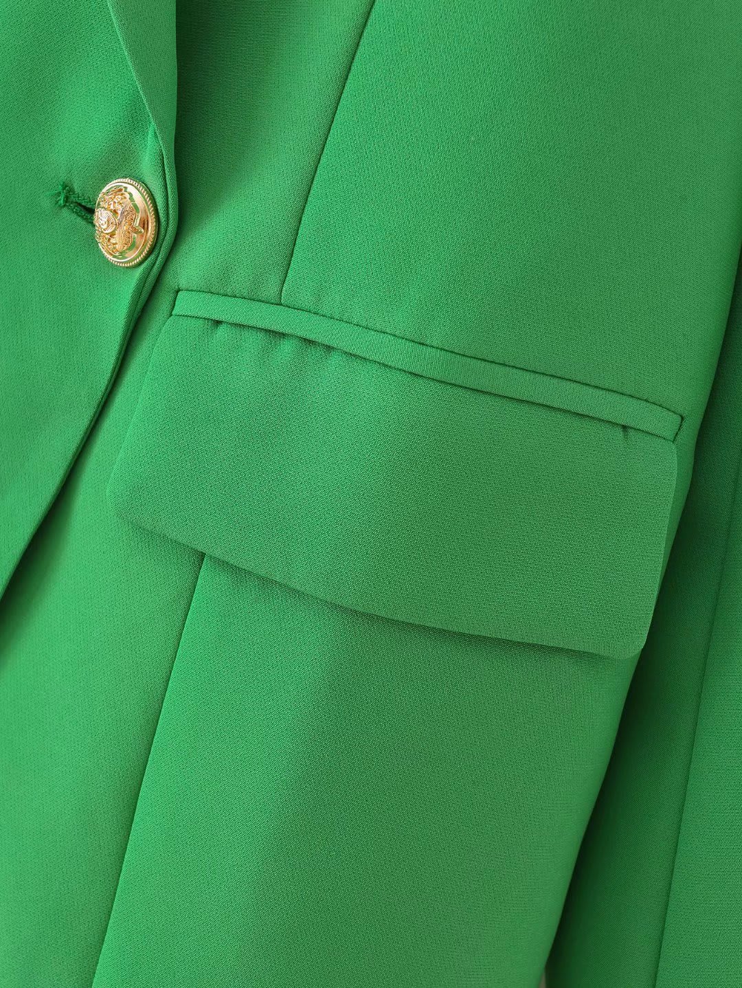 Women's Suit Long Sleeve Short Jacket French Double Breasted view 5