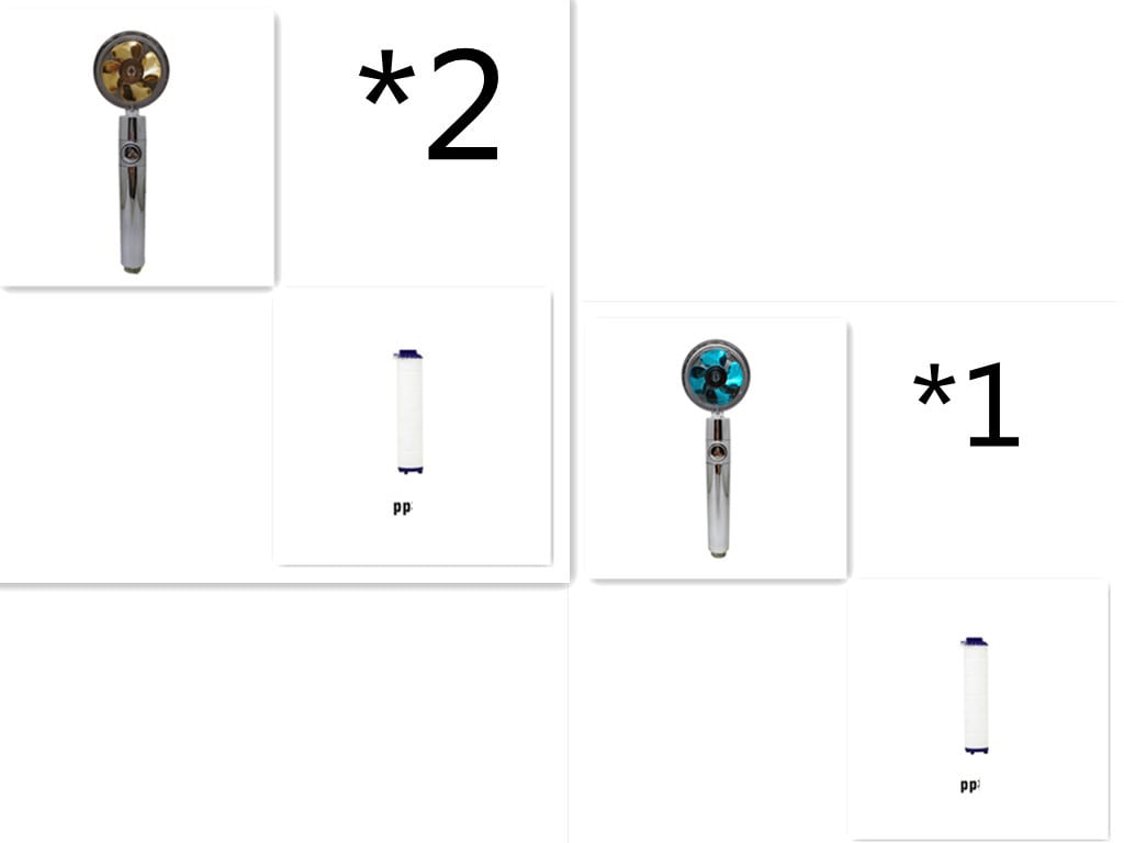 Shower Head Water Saving Flow 360 Degrees Rotating With Small Fan ABS Rain High Pressure Spray Nozzle Bathroom Accessories view 65