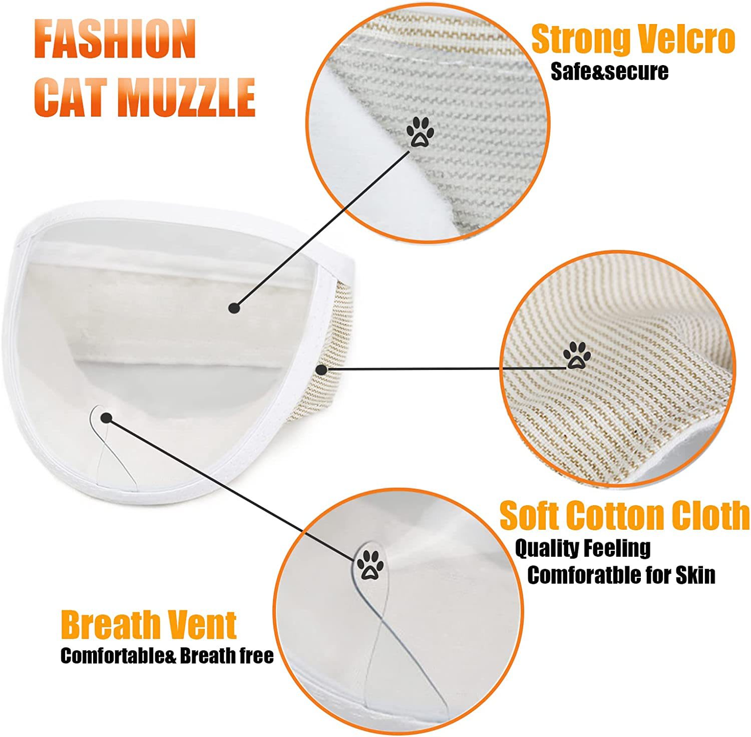 Anti Bite Puppy Kitten Muzzles Mask Pet Product Cat Muzzle Breathable Dogs Cats Bathing Grooming Tools view 1