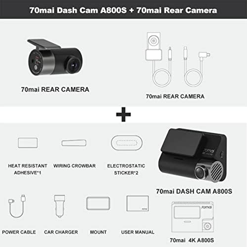 70mai A800S-1 4K Dash Cam Car DVR 24H Support Parking Monitor Rear Or Internal Camera view 4