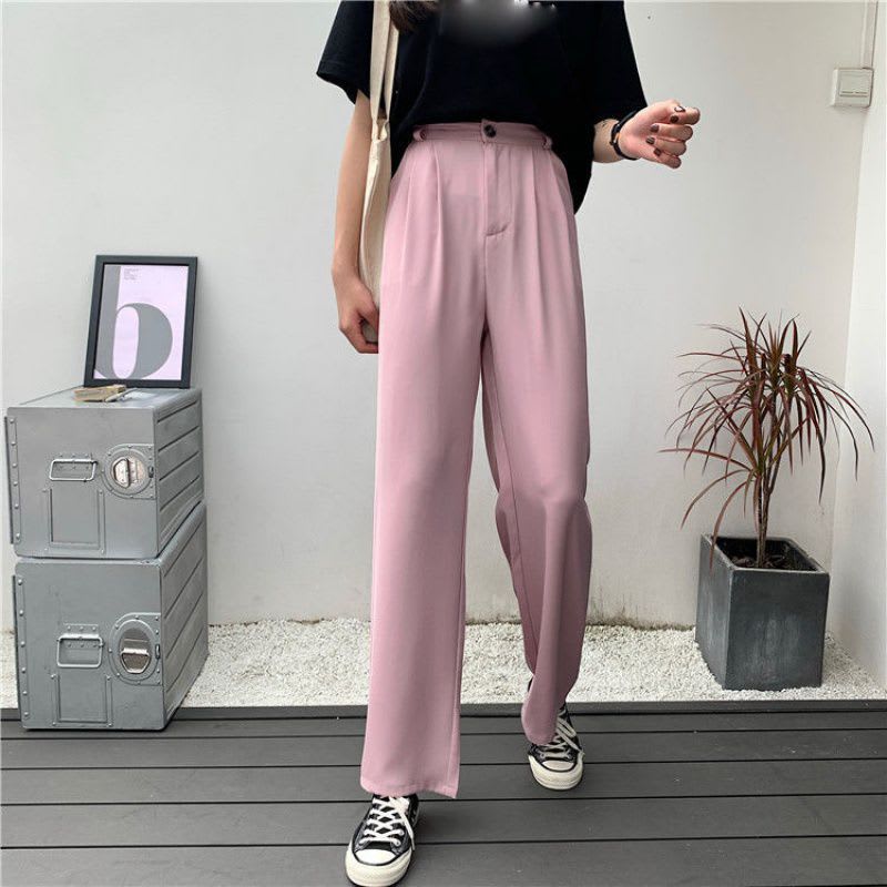 Oversized Women's Drape Suit Mopping Floor Pants Loose Straight Leg Floor Pants view 4