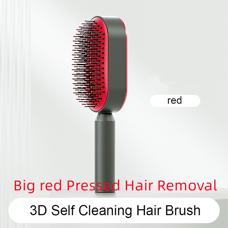 Self Cleaning Hair Brush For Women One-key Cleaning Hair Loss Airbag Massage Scalp Comb Anti-Static Hairbrush view 60