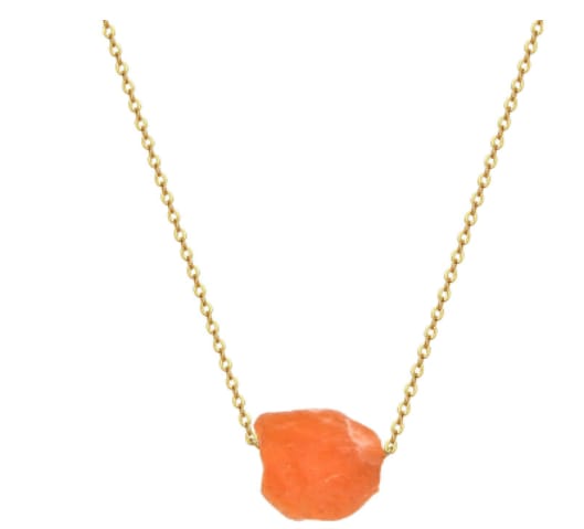 Hot Selling Stone Crystal Pillar Tree Of Life Pendant Ins Fashion Necklace view 2