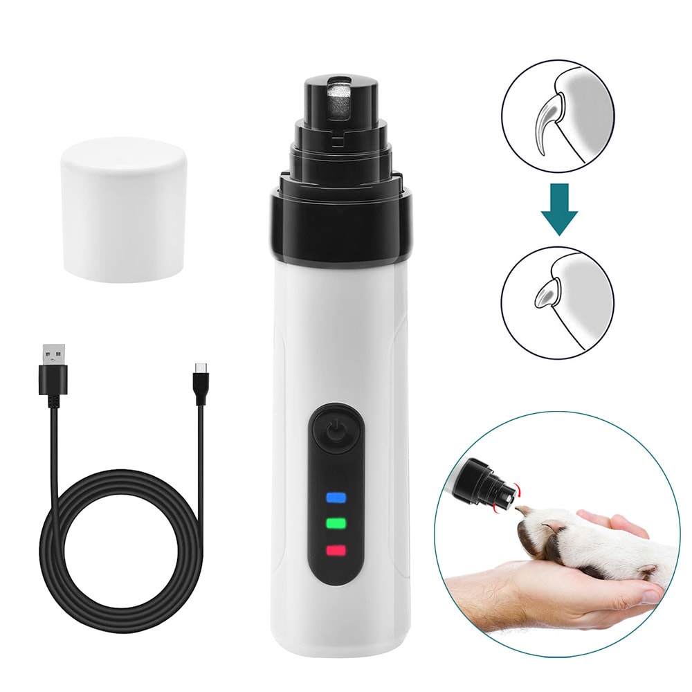 Multifunctional Magnifying Glass Pet Nail Clippers With Light view 2